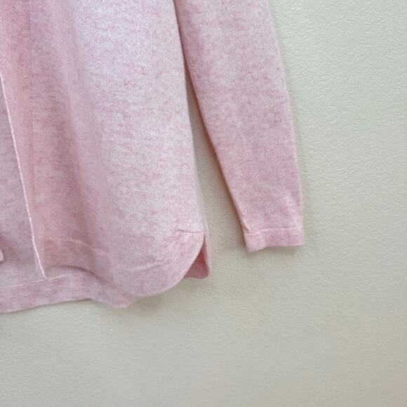 J.CREW Factory 100% Cashmere Soft Pink Open Cardigan Women’s Size S - Picture 6 of 14